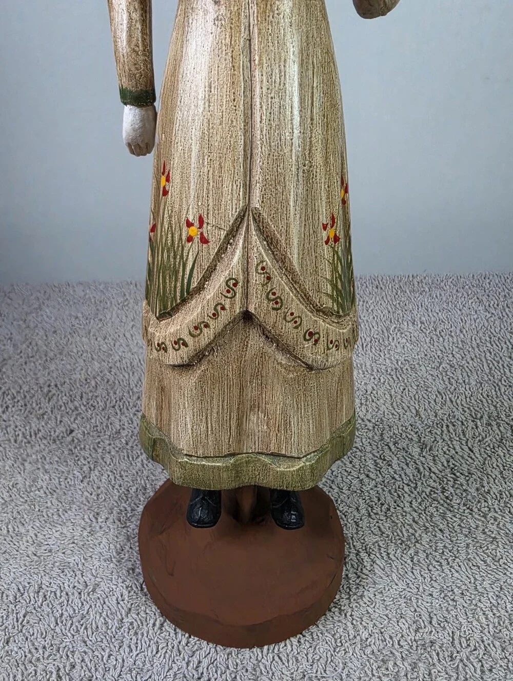 Vintage Style Hand-Painted Lady Figurine By Foreside Home & Garden